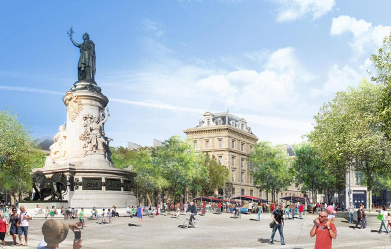76 - Urban Jardins Du Marais Leilighet Paris Eksteriør bilde